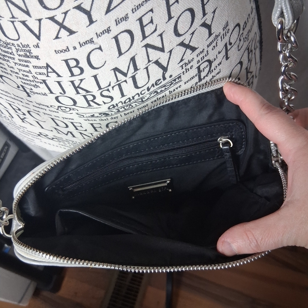 Madden Girl Silver Crossbody Bag - Picture 4 of 8